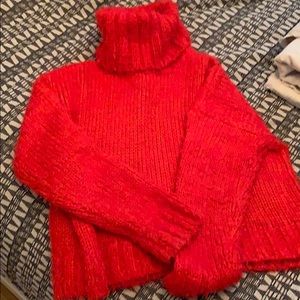 Oversized Red Sweater
